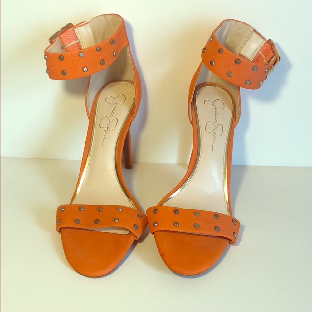 Jessica Simpson Orange Pumps